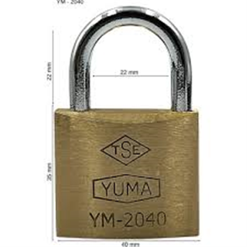 YUMA 40 MM ASMA KİLİT UZUN KANCA 